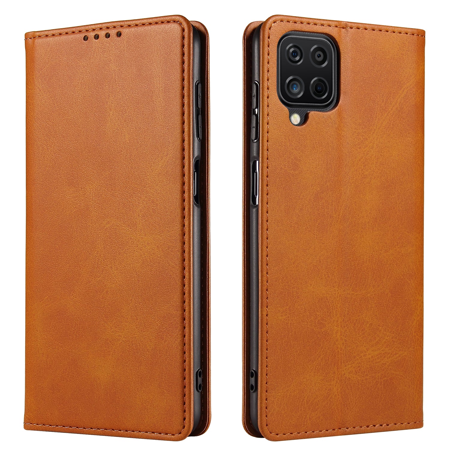 Protective Phone Case For Samsung Galaxy A22 4G (EU Version) Leather Calf Texture Phone Cover Wallet Stand Protective Phone Case For Samsung Galaxy A22 4G (EU Version) Leather Calf Texture Phone Cover Wallet Stand